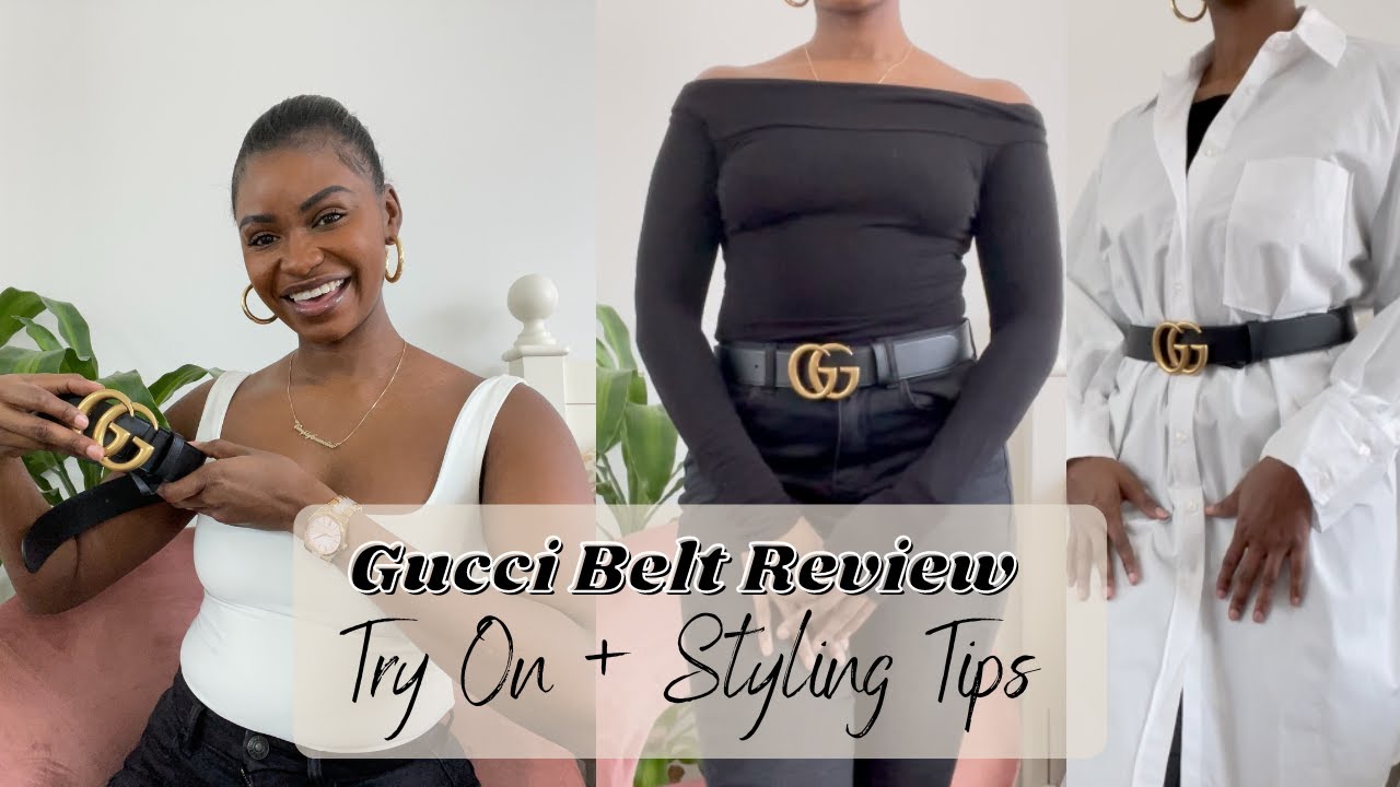 GUCCI MARMONT BELT  SIZING TIPS, TRICKS & TRY-ON 