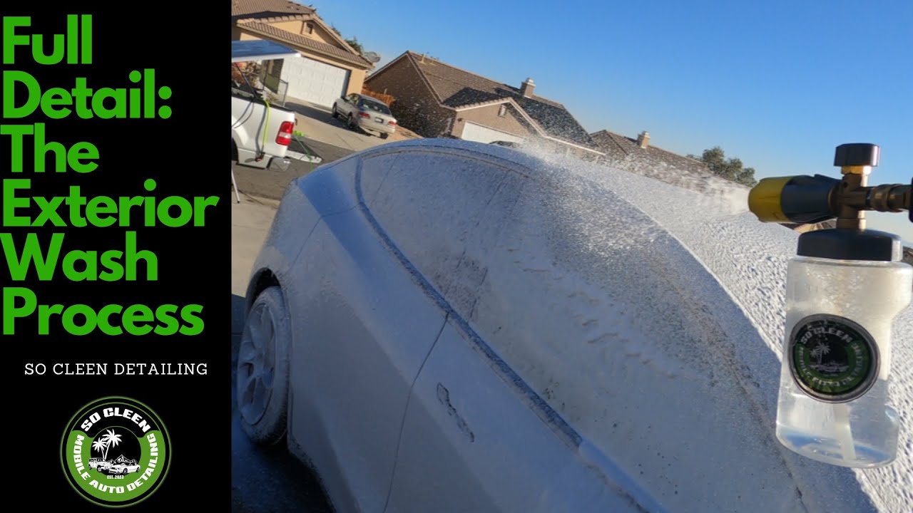 So Cleen Detailing - How to detail a Tesla - Exterior! - YouTube
