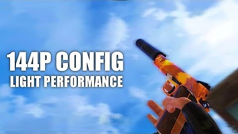 144P CONFIG ULTRA LOW IN COD MOBILE | LIGHT PERFORMANCE BR/MP | CONFIG CODM SEASON 10