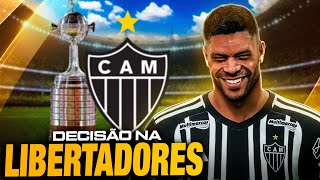 DECISÃO NA LIBERTADORES! ATLÉTICO MG FAVORITO A SER CAMPEÃO?FC 24 - MODO CARREIRA #13