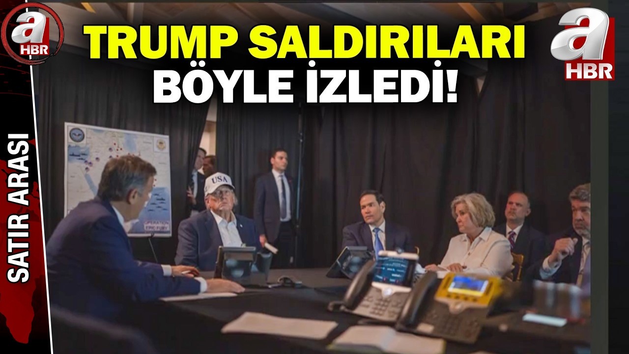 Trump İran'a saldırıyı böyle izledi! İran'dan psikolojik harp açıklaması | A Haber
