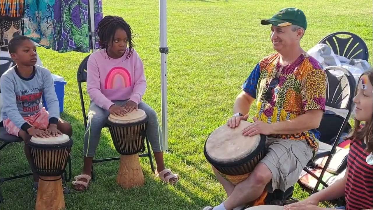 Djembe Drumming Lesson for Beginners at Folklorama African Djembe Drum