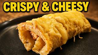 Baked Chicken and Potatoes Recipe | Crispy Cheesy Roll-Ups - Easy Dinner!