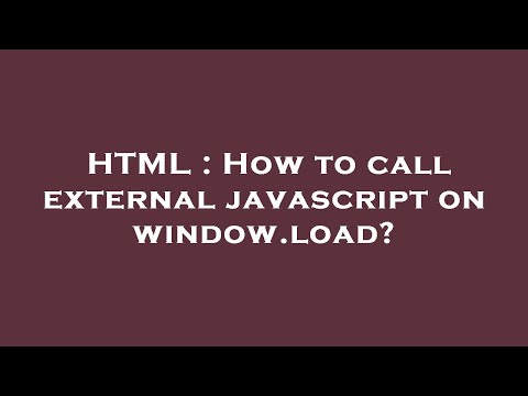HTML : How