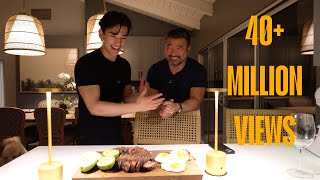 Cooking The VIRAL Steak Board W/ My VIRAL TikTok Dad| Gabriel Prensena Wealth