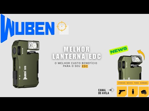 Wuben G5 A MELHOR LANTERNA EDC #everydaycarry