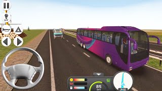 Coach Bus Simulator - #43 Way to Berlin | Bus Game 3D - Android iOS Gameplay screenshot 5