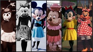 Evolution Of Minnie Mouse In Disney Theme Parks! DIStory Ep. 6  Disney Theme Park History