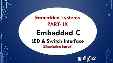 Embedded systems - Part-IX - Embedded C - An Introduction - EFU