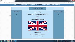 football informer screenshot 2