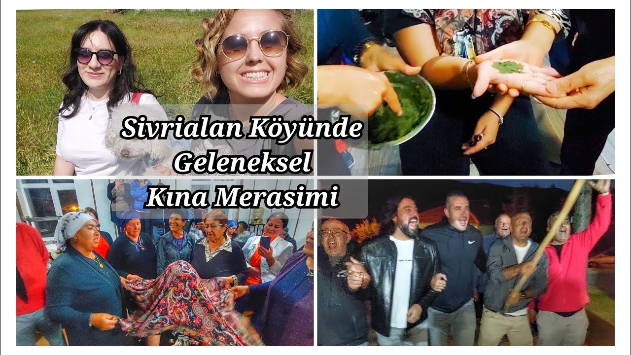 Sivas Şarkışla Bayramda Geleneksel Kına Merasimi | Sivrialan Köyü Kına Adetleri  Eğlenceli Temsil