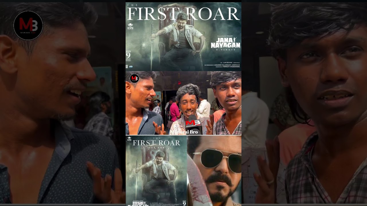 Jana Nayagan - First Roar Glimpse Public Review | Thalapathy Vijay | H.Vinoth 