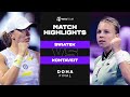 Iga Swiatek vs. Anett Kontaveit | 2022 Doha Final | WTA Match Highlights
