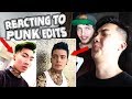 REACTING TO PUNK EDITS!! (feat. RiceGum, Alissa Violet, FaZe Banks)