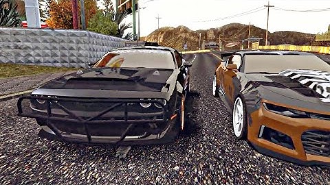 NFS Most Wanted | Blacklist #5 Rivals Chevrolet Camaro ZL1 Vs Dodge Challenger SRT Demon | Gameplay