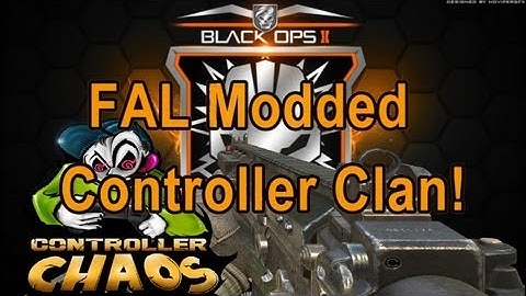 FAL Modded Controller Clan - Black Ops 2 Rapid Fire, Cheater, Hacker, and Modder!