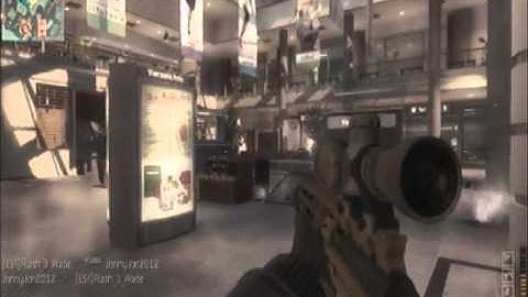 MW3: Random throwing knives & QuickScoping :Friggin EPIC