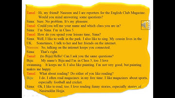 Leisure time / class 5