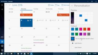 tips and trips How to Personalize the Windows 10 calendar app colors and theme