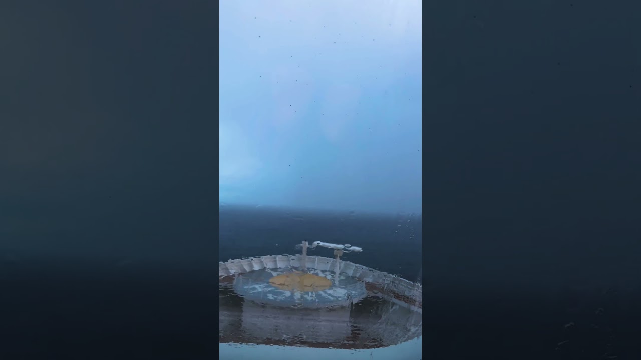 In bad weather I prefer a window over a balcony. #cruise #alaska #royalcaribbean #ovationoftheseas