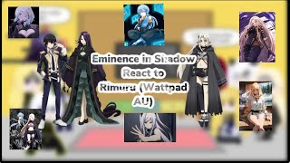 Eminence in Shadow (Wattpad AU) react to Rimuru |Gacha React| ship: Rimuru x Beatrix