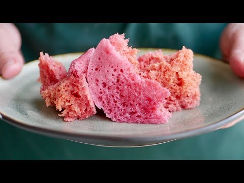 This airy and spongey microwave sponge cake is made using a whipping siphon n20. i decided to colour mine with 25 grams of beet juice but you can take th...