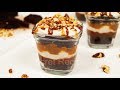 Шоколадно-карамельный трайфл. Десерт из остатков коржа | Chocolate & caramel trifle