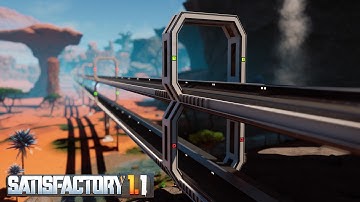 Sleek & Futuristic Rail Showcase | Satisfactory 1.1