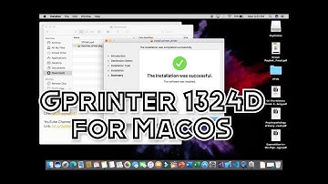How to Install Gprinter 1324D on MacOS