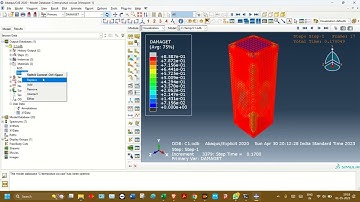 CFST stud column modelling in ABAQUS || ABAQUS Finite element simulation