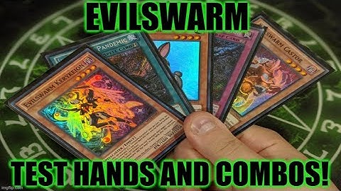 HOW TO PLAY A EVILSWARM DECK! TEST HANDS AND COMBOS! (AUGUST 2020) YUGIOH!
