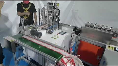 出口台湾高速一拖一平面定位口罩机150pcs/min