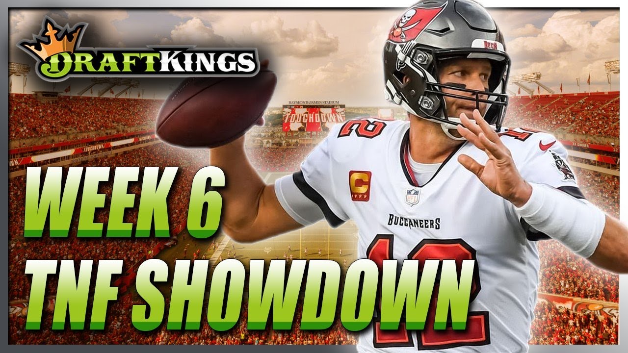 NFL SHOWDOWN DRAFTKINGS WEEK 6 TNF BUCCANEERS EAGLES NFL DFS PICKS