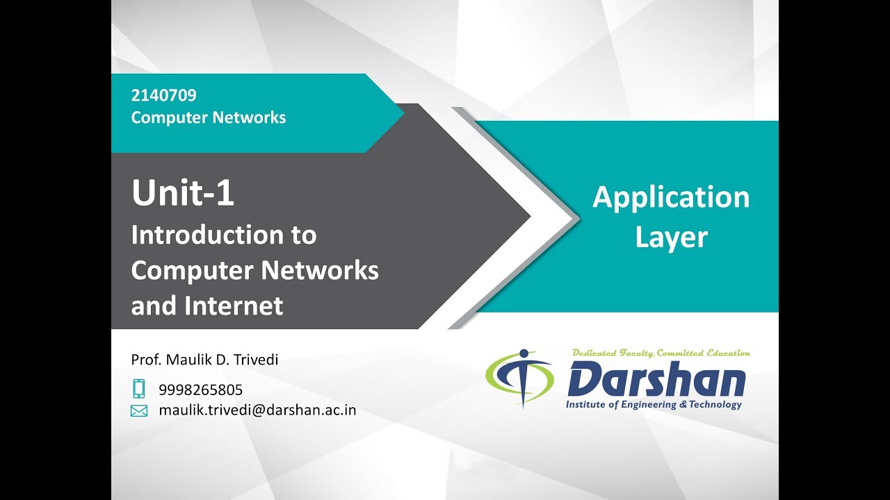 1.13 - Application Layer - YouTube