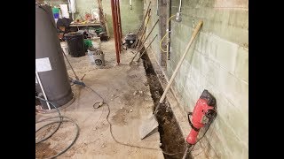 DIY Interior Draintile Installation for Wet Basements