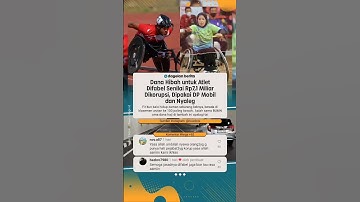 Dana Hibah untuk Atlet Difabel Senilai Rp7,1 Miliar Dikorupsi, Dipakai DP Mobil dan Nyaleg #viral