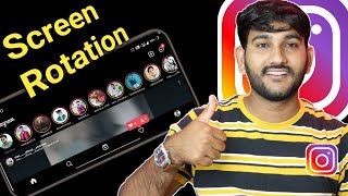 Screen Rotation of Mobile Phone App 2022, How to Rotate Instagram App 2022 | Jaipur knowledge screenshot 4