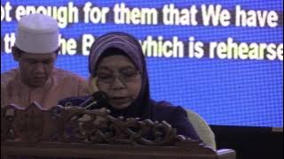 Hajjah Faridah binti Mat Saman; -Surah al-Ankabut- (45-56)