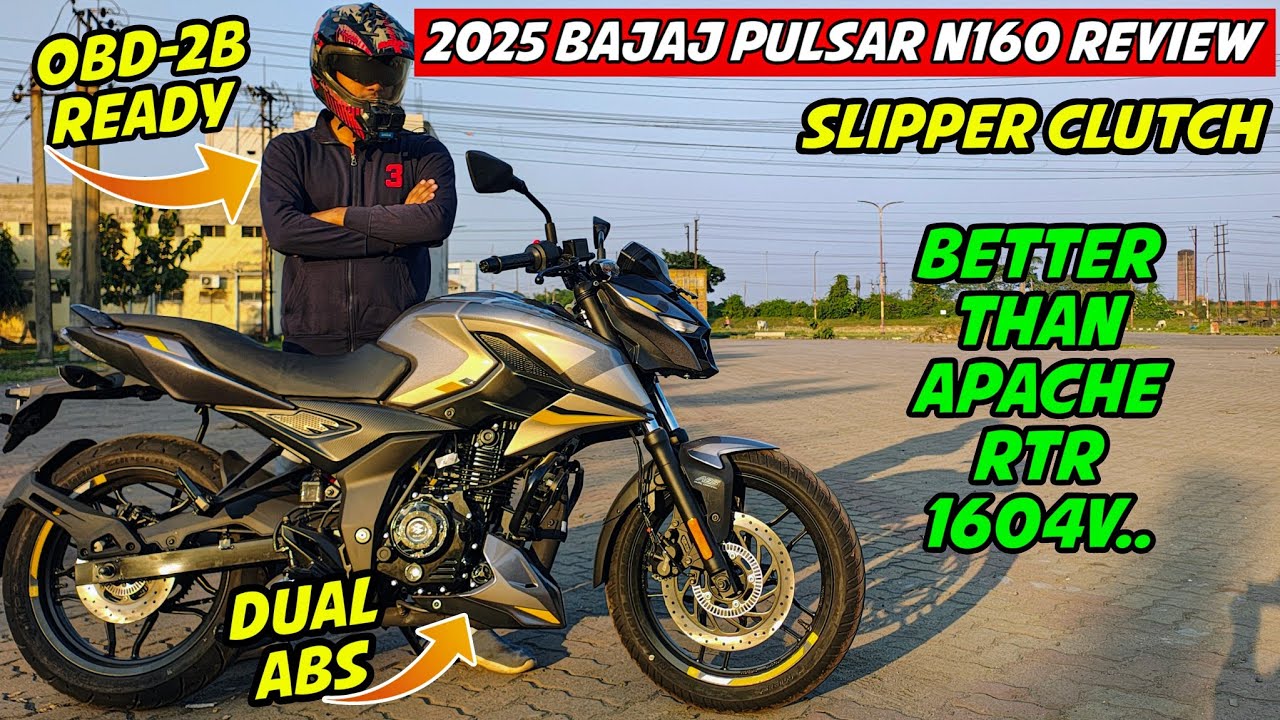2025 Bajaj Pulsar N160 Single Seat OBD-2B Review|| Dual Channel ABS || Top Speed - Best in segment 🔥