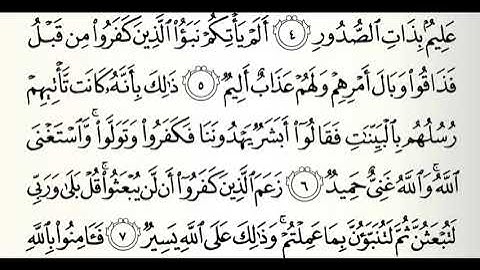 سورة التغابن القارئ صالح الصاهود