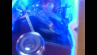 HDD window MOD with blue LEDs