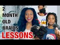 LESSONS from 2 MONTH braid protective style challenge #protectivestyles  #naturalhair