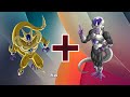 Cooler Golden form + Black Freeza fusion #dragonball #dragonballz #anime 
