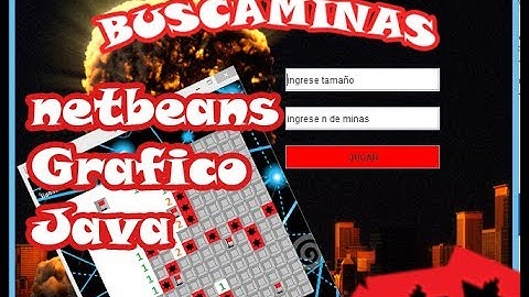 buscaminas parte 9 - java - netbeans - gráfico - juego