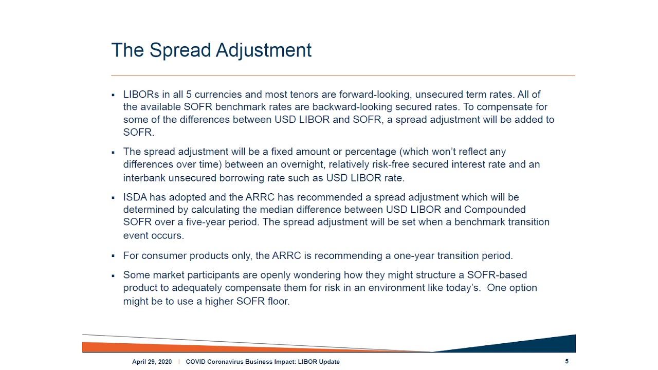 COVID-19 Coronavirus Global Finance Impact: LIBOR Update