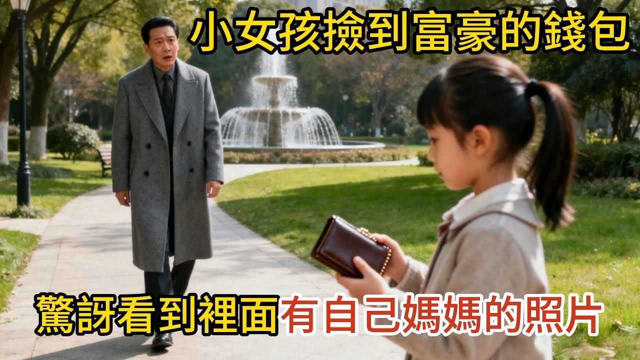 小女孩撿到富豪的錢包，驚訝看到裡面有自己媽媽的照片！  #情感#故事#故事分享#正能量#亲情#故事频道#弘扬正能量
