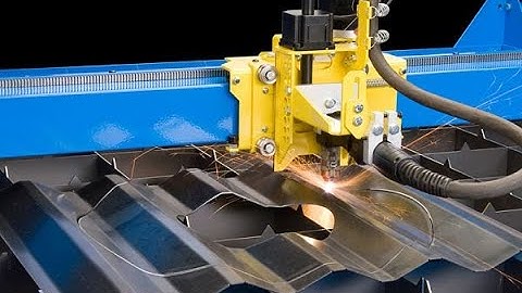 Plasma Cutting Corrugated Sheetmetal
