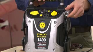 Stanley 1400 Peak Amp Power Station with Air Compressor with Kerstin Lindquist
