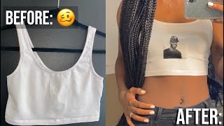 DIY custom print shirt | NO transfer paper! (super easy)