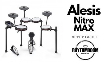 Alesis Nitro MAX Mesh Kit setup guide